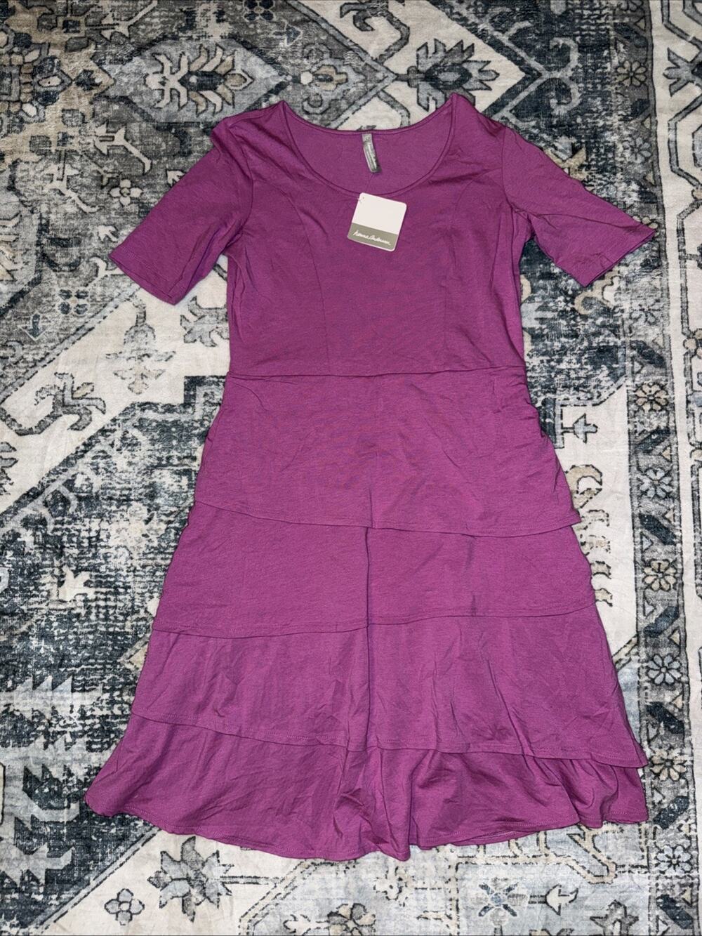 Hanna Andersson Tiered Dress Women’s Size Small